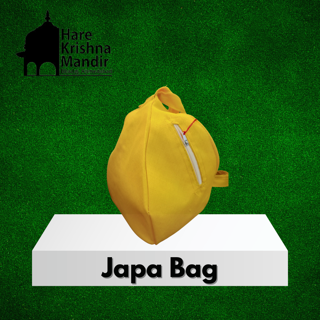 Beautiful hand made cotton japa bag, prayer bag, chanting bag, holy things, spiritual things only bag